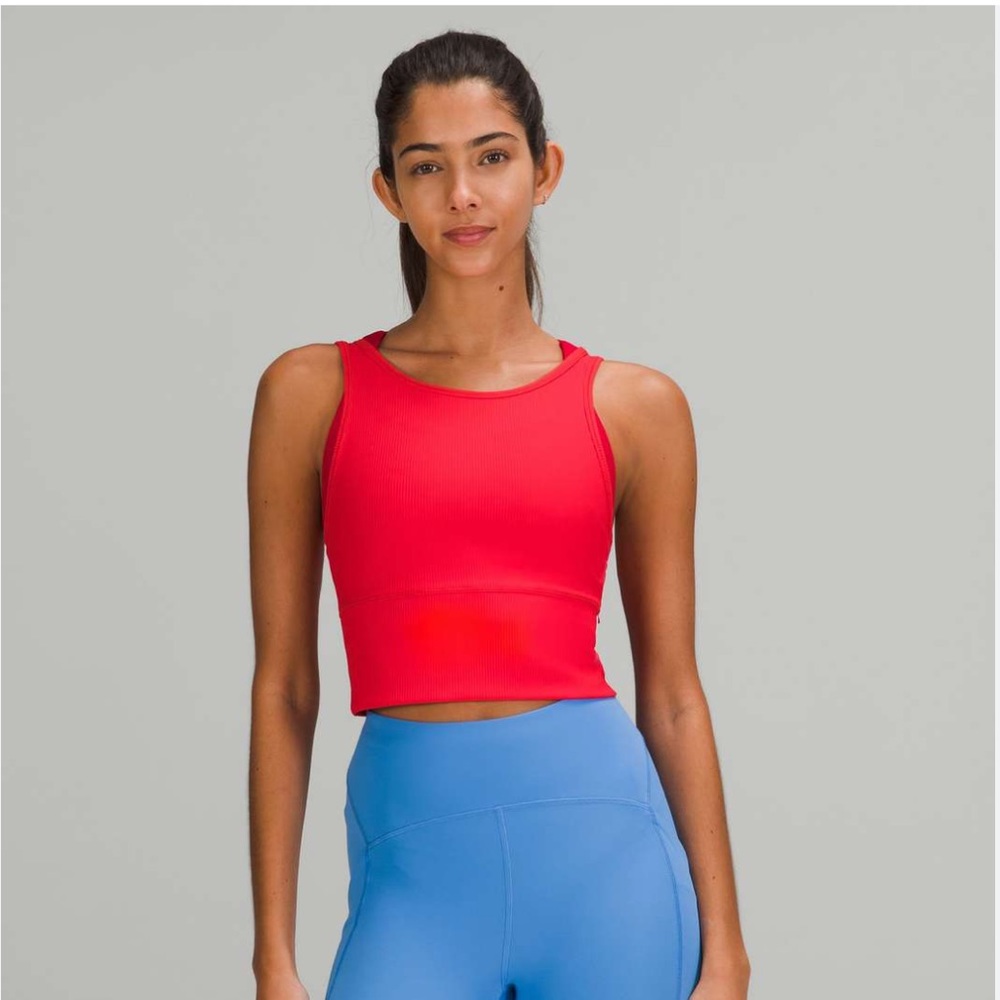 Lululemon Power Pivot Tank Red